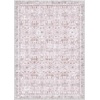 image:imageSasttie 8x10 Area Rugs UltraSoft Washable Rug Low Pile Foldable Thin Carpets with NonSlip Backing SkinFriendly Stain Resistant Carpet for Living Room Bedroom Kitchen Dorm 8x10 BeigePink