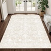 image:imageSasttie 8x10 Area Rugs UltraSoft Washable Rug Low Pile Foldable Thin Carpets with NonSlip Backing SkinFriendly Stain Resistant Carpet for Living Room Bedroom Kitchen Dorm 8x10 BeigeCream