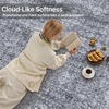 image:imageSasttie 8x10 Area Rugs UltraSoft Washable Rug Low Pile Foldable Thin Carpets with NonSlip Backing SkinFriendly Stain Resistant Carpet for Living Room Bedroom Kitchen Dorm 8x10 BeigeBlack Grey