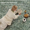 image:imageSasttie 8x10 Area Rugs UltraSoft Washable Rug Low Pile Foldable Thin Carpets with NonSlip Backing SkinFriendly Stain Resistant Carpet for Living Room Bedroom Kitchen Dorm 8x10 BeigeDark Green