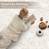 image:imageSasttie 8x10 Area Rugs UltraSoft Washable Rug Low Pile Foldable Thin Carpets with NonSlip Backing SkinFriendly Stain Resistant Carpet for Living Room Bedroom Kitchen Dorm 8x10 BeigeCream
