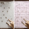 image:imageSasttie 8x10 Area Rugs UltraSoft Washable Rug Low Pile Foldable Thin Carpets with NonSlip Backing SkinFriendly Stain Resistant Carpet for Living Room Bedroom Kitchen Dorm 8x10 BeigePink