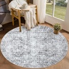 image:imageSasttie 8x10 Area Rugs UltraSoft Washable Rug Low Pile Foldable Thin Carpets with NonSlip Backing SkinFriendly Stain Resistant Carpet for Living Room Bedroom Kitchen Dorm 8x10 BeigeLight Grey