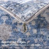 image:imageSasttie 8x10 Area Rugs UltraSoft Washable Rug Low Pile Foldable Thin Carpets with NonSlip Backing SkinFriendly Stain Resistant Carpet for Living Room Bedroom Kitchen Dorm 8x10 BeigeBlue