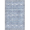 image:imageSasttie 8x10 Area Rugs UltraSoft Washable Rug Low Pile Foldable Thin Carpets with NonSlip Backing SkinFriendly Stain Resistant Carpet for Living Room Bedroom Kitchen Dorm 8x10 BeigeBlue