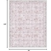 image:imageSasttie 8x10 Area Rugs UltraSoft Washable Rug Low Pile Foldable Thin Carpets with NonSlip Backing SkinFriendly Stain Resistant Carpet for Living Room Bedroom Kitchen Dorm 8x10 BeigePink