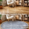 image:imageSasttie 8x10 Area Rugs UltraSoft Washable Rug Low Pile Foldable Thin Carpets with NonSlip Backing SkinFriendly Stain Resistant Carpet for Living Room Bedroom Kitchen Dorm 8x10 BeigeBlue