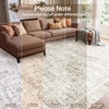 image:imageSasttie 8x10 Area Rugs UltraSoft Washable Rug Low Pile Foldable Thin Carpets with NonSlip Backing SkinFriendly Stain Resistant Carpet for Living Room Bedroom Kitchen Dorm 8x10 BeigeBeige