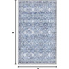 image:imageSasttie 8x10 Area Rugs UltraSoft Washable Rug Low Pile Foldable Thin Carpets with NonSlip Backing SkinFriendly Stain Resistant Carpet for Living Room Bedroom Kitchen Dorm 8x10 BeigeBlue