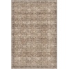 image:imageSasttie 8x10 Area Rugs UltraSoft Washable Rug Low Pile Foldable Thin Carpets with NonSlip Backing SkinFriendly Stain Resistant Carpet for Living Room Bedroom Kitchen Dorm 8x10 BeigeDark Brown
