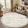 image:imageSasttie 8x10 Area Rugs UltraSoft Washable Rug Low Pile Foldable Thin Carpets with NonSlip Backing SkinFriendly Stain Resistant Carpet for Living Room Bedroom Kitchen Dorm 8x10 BeigeBeige