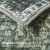 image:imageSasttie 8x10 Area Rugs UltraSoft Washable Rug Low Pile Foldable Thin Carpets with NonSlip Backing SkinFriendly Stain Resistant Carpet for Living Room Bedroom Kitchen Dorm 8x10 BeigeDark Green
