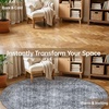 image:imageSasttie 8x10 Area Rugs UltraSoft Washable Rug Low Pile Foldable Thin Carpets with NonSlip Backing SkinFriendly Stain Resistant Carpet for Living Room Bedroom Kitchen Dorm 8x10 BeigeBlack Grey