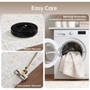image:imageSasttie 8x10 Area Rugs UltraSoft Washable Rug Low Pile Foldable Thin Carpets with NonSlip Backing SkinFriendly Stain Resistant Carpet for Living Room Bedroom Kitchen Dorm 8x10 BeigeCream