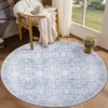 image:imageSasttie 8x10 Area Rugs UltraSoft Washable Rug Low Pile Foldable Thin Carpets with NonSlip Backing SkinFriendly Stain Resistant Carpet for Living Room Bedroom Kitchen Dorm 8x10 BeigeLight Blue