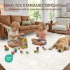 image:imageSasttie 8x10 Area Rugs UltraSoft Washable Rug Low Pile Foldable Thin Carpets with NonSlip Backing SkinFriendly Stain Resistant Carpet for Living Room Bedroom Kitchen Dorm 8x10 BeigeCream
