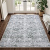 image:imageSasttie 8x10 Area Rugs UltraSoft Washable Rug Low Pile Foldable Thin Carpets with NonSlip Backing SkinFriendly Stain Resistant Carpet for Living Room Bedroom Kitchen Dorm 8x10 BeigeLight Grey