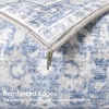 image:imageSasttie 8x10 Area Rugs UltraSoft Washable Rug Low Pile Foldable Thin Carpets with NonSlip Backing SkinFriendly Stain Resistant Carpet for Living Room Bedroom Kitchen Dorm 8x10 BeigeLight Blue