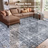 image:imageSasttie 8x10 Area Rugs UltraSoft Washable Rug Low Pile Foldable Thin Carpets with NonSlip Backing SkinFriendly Stain Resistant Carpet for Living Room Bedroom Kitchen Dorm 8x10 BeigeBlack Grey