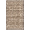 image:imageSasttie 8x10 Area Rugs UltraSoft Washable Rug Low Pile Foldable Thin Carpets with NonSlip Backing SkinFriendly Stain Resistant Carpet for Living Room Bedroom Kitchen Dorm 8x10 BeigeDark Brown