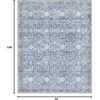 image:imageSasttie 8x10 Area Rugs UltraSoft Washable Rug Low Pile Foldable Thin Carpets with NonSlip Backing SkinFriendly Stain Resistant Carpet for Living Room Bedroom Kitchen Dorm 8x10 BeigeBlue
