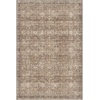 image:imageSasttie 8x10 Area Rugs UltraSoft Washable Rug Low Pile Foldable Thin Carpets with NonSlip Backing SkinFriendly Stain Resistant Carpet for Living Room Bedroom Kitchen Dorm 8x10 BeigeDark Brown