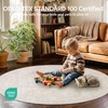 image:imageSasttie 8x10 Area Rugs UltraSoft Washable Rug Low Pile Foldable Thin Carpets with NonSlip Backing SkinFriendly Stain Resistant Carpet for Living Room Bedroom Kitchen Dorm 8x10 BeigeCream