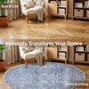image:imageSasttie 8x10 Area Rugs UltraSoft Washable Rug Low Pile Foldable Thin Carpets with NonSlip Backing SkinFriendly Stain Resistant Carpet for Living Room Bedroom Kitchen Dorm 8x10 BeigeBlue