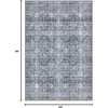 image:imageSasttie 8x10 Area Rugs UltraSoft Washable Rug Low Pile Foldable Thin Carpets with NonSlip Backing SkinFriendly Stain Resistant Carpet for Living Room Bedroom Kitchen Dorm 8x10 BeigeBlack Grey