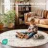 image:imageSasttie 8x10 Area Rugs UltraSoft Washable Rug Low Pile Foldable Thin Carpets with NonSlip Backing SkinFriendly Stain Resistant Carpet for Living Room Bedroom Kitchen Dorm 8x10 BeigeBeige