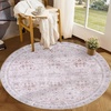 image:imageSasttie 8x10 Area Rugs UltraSoft Washable Rug Low Pile Foldable Thin Carpets with NonSlip Backing SkinFriendly Stain Resistant Carpet for Living Room Bedroom Kitchen Dorm 8x10 BeigePink