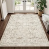 image:imageSasttie 8x10 Area Rugs UltraSoft Washable Rug Low Pile Foldable Thin Carpets with NonSlip Backing SkinFriendly Stain Resistant Carpet for Living Room Bedroom Kitchen Dorm 8x10 BeigeBeige