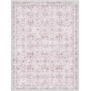 image:imageSasttie 8x10 Area Rugs UltraSoft Washable Rug Low Pile Foldable Thin Carpets with NonSlip Backing SkinFriendly Stain Resistant Carpet for Living Room Bedroom Kitchen Dorm 8x10 BeigePink