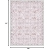 image:imageSasttie 8x10 Area Rugs UltraSoft Washable Rug Low Pile Foldable Thin Carpets with NonSlip Backing SkinFriendly Stain Resistant Carpet for Living Room Bedroom Kitchen Dorm 8x10 BeigePink