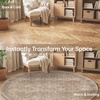 image:imageSasttie 8x10 Area Rugs UltraSoft Washable Rug Low Pile Foldable Thin Carpets with NonSlip Backing SkinFriendly Stain Resistant Carpet for Living Room Bedroom Kitchen Dorm 8x10 BeigeDark Brown