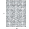 image:imageSasttie 8x10 Area Rugs UltraSoft Washable Rug Low Pile Foldable Thin Carpets with NonSlip Backing SkinFriendly Stain Resistant Carpet for Living Room Bedroom Kitchen Dorm 8x10 BeigeLight Grey