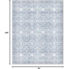 image:imageSasttie 8x10 Area Rugs UltraSoft Washable Rug Low Pile Foldable Thin Carpets with NonSlip Backing SkinFriendly Stain Resistant Carpet for Living Room Bedroom Kitchen Dorm 8x10 BeigeLight Blue