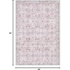 image:imageSasttie 8x10 Area Rugs UltraSoft Washable Rug Low Pile Foldable Thin Carpets with NonSlip Backing SkinFriendly Stain Resistant Carpet for Living Room Bedroom Kitchen Dorm 8x10 BeigePink