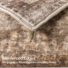 image:imageSasttie 8x10 Area Rugs UltraSoft Washable Rug Low Pile Foldable Thin Carpets with NonSlip Backing SkinFriendly Stain Resistant Carpet for Living Room Bedroom Kitchen Dorm 8x10 BeigeDark Brown