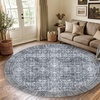 image:imageSasttie 8x10 Area Rugs UltraSoft Washable Rug Low Pile Foldable Thin Carpets with NonSlip Backing SkinFriendly Stain Resistant Carpet for Living Room Bedroom Kitchen Dorm 8x10 BeigeBlack Grey