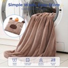 image:imageSasttie Velvet Pregnancy Pillow Cover 57Inch UShaped Pregnancy Pillow Case Fits 55 to 57 Inch Maternity Pillow Pink No Pillow Insert Brown CapybaraBrown
