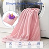 image:imageSasttie Velvet Pregnancy Pillow Cover 57Inch UShaped Pregnancy Pillow Case Fits 55 to 57 Inch Maternity Pillow Pink No Pillow Insert Brown CapybaraPink