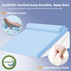 image:imageSasttie Extra Wide Wedge Pillow Set for After Surgery Dark Grey amp White  Bed Wedge Pillow Headboard with Memory Foam Neck Cushion for Acid Reflux Sleeping Neck amp Back SupportDark Grey  White