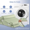 image:imageSasttie Extra Wide Wedge Pillow Set for After Surgery Dark Grey amp White  Bed Wedge Pillow Headboard with Memory Foam Neck Cushion for Acid Reflux Sleeping Neck amp Back SupportSage