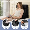 image:imageSasttie Extra Wide Wedge Pillow Set for After Surgery Dark Grey amp White  Bed Wedge Pillow Headboard with Memory Foam Neck Cushion for Acid Reflux Sleeping Neck amp Back SupportBlack