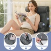 image:imageSasttie Extra Wide Wedge Pillow Set for After Surgery Dark Grey amp White  Bed Wedge Pillow Headboard with Memory Foam Neck Cushion for Acid Reflux Sleeping Neck amp Back SupportVelvet  Dark Grey